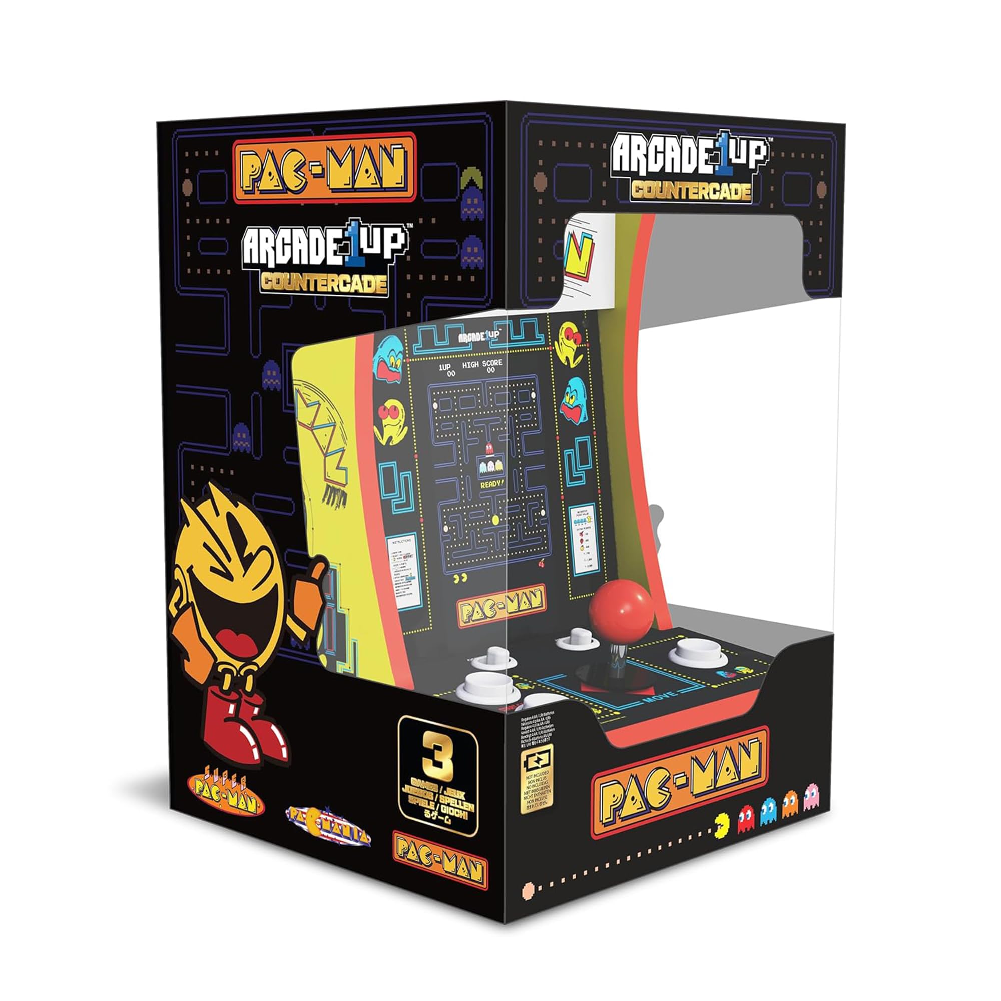 Amazon | Arcade1Up パックマンカウンターケード – クラシックゲーム3